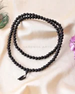 Original karungali mala – handcrafted ebony wood prayer beads for peace and protection