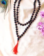 lal chandan mala with red tassel for jaap and pooja